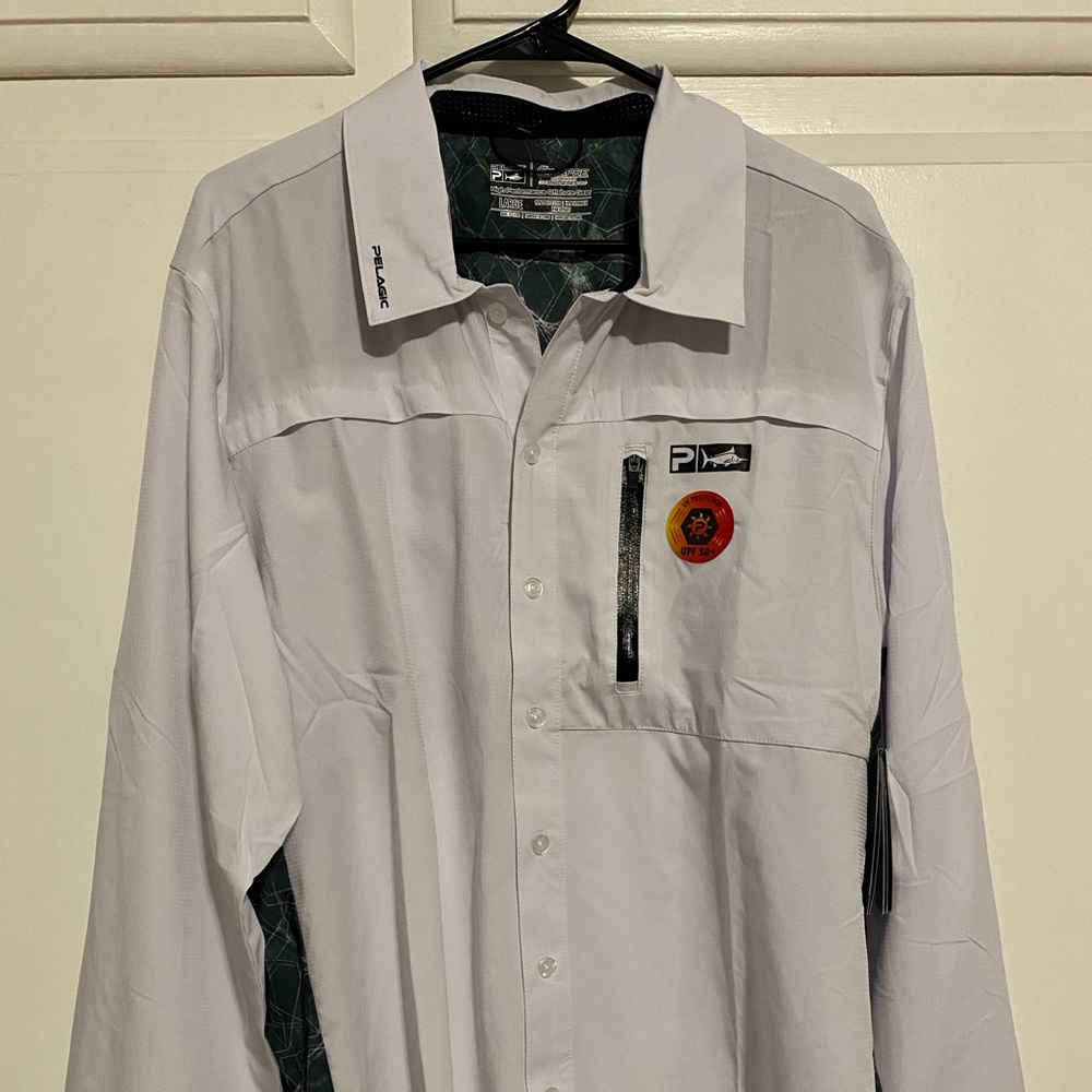 Pelagic polo long sleeve pro series -